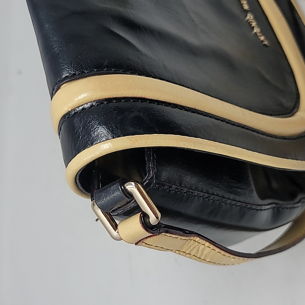 Antonio Melani Black Vintage Leather Saddle Bag - Picture 13 of 13